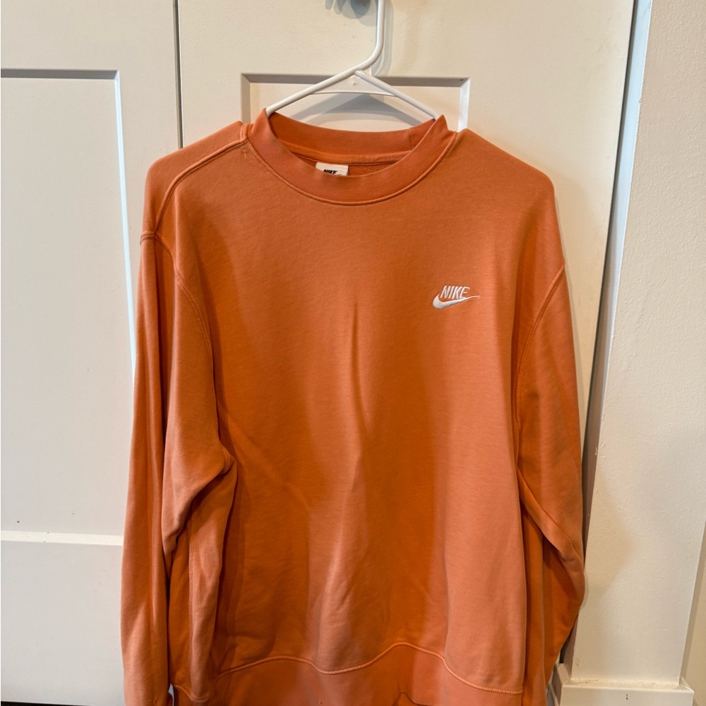 Nike Men's Crewneck in Warm Orange
